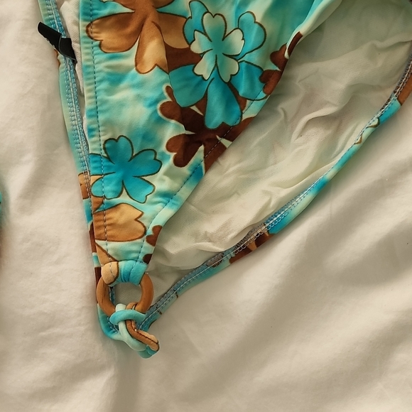 Guess bikini size large blue/brown pattern - Picture 3 of 5